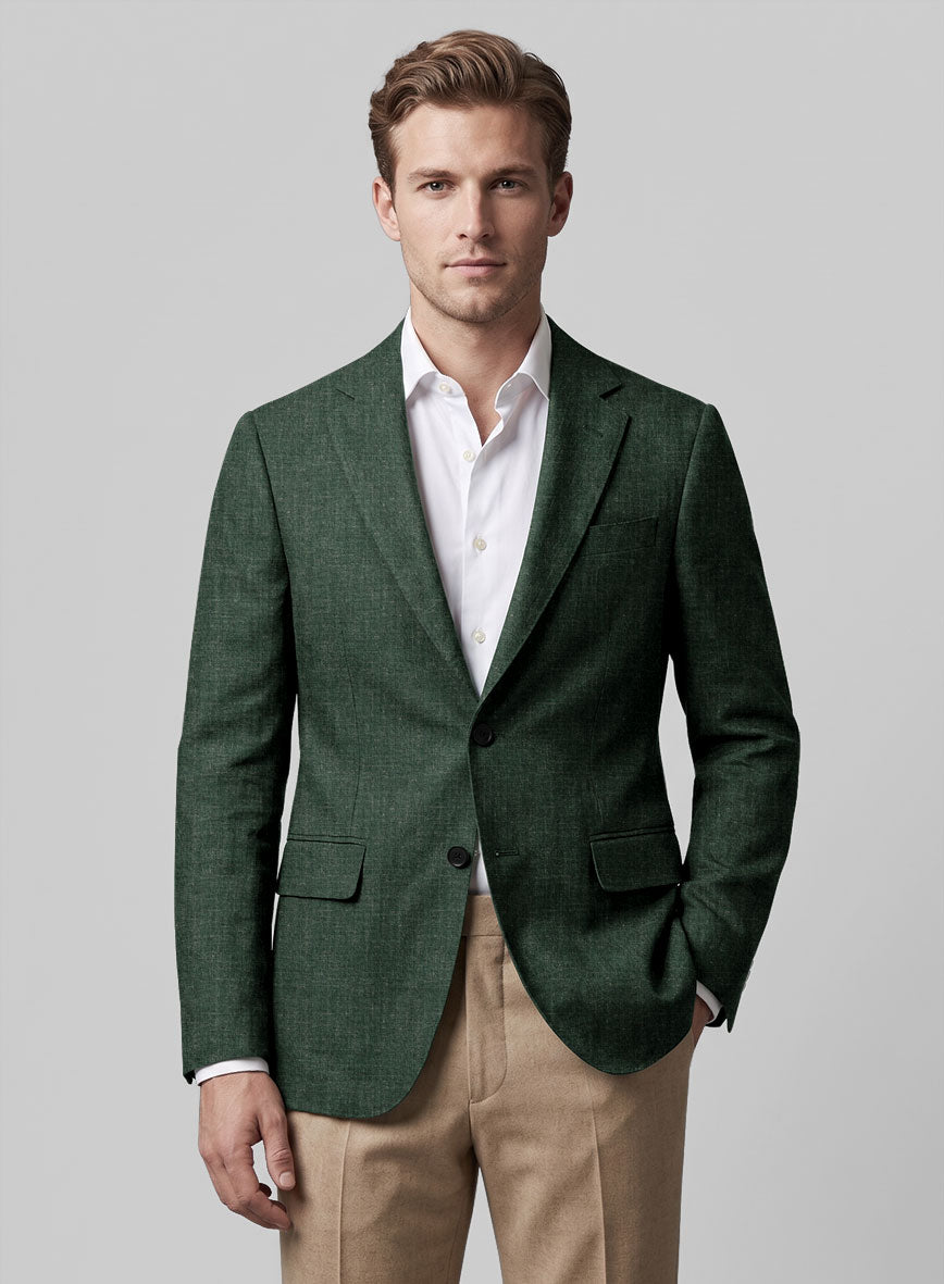 Airweave Pine Green Summer Blazer - StudioSuits