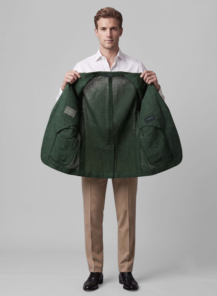 Airweave Pine Green Summer Blazer - StudioSuits