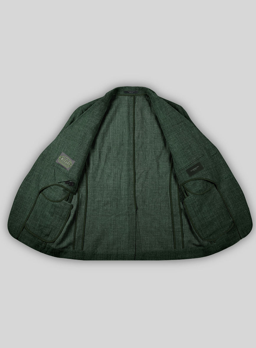 Airweave Pine Green Summer Blazer - StudioSuits