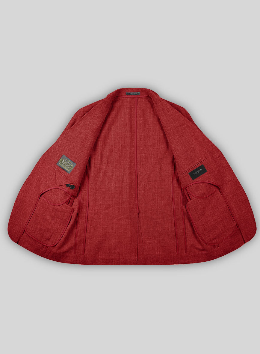 Airweave Rouge Flame Summer Blazer - StudioSuits