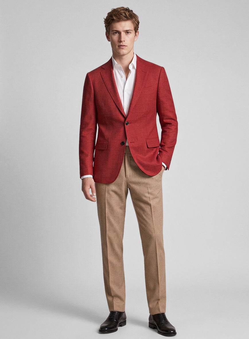 Airweave Rouge Flame Summer Blazer - StudioSuits