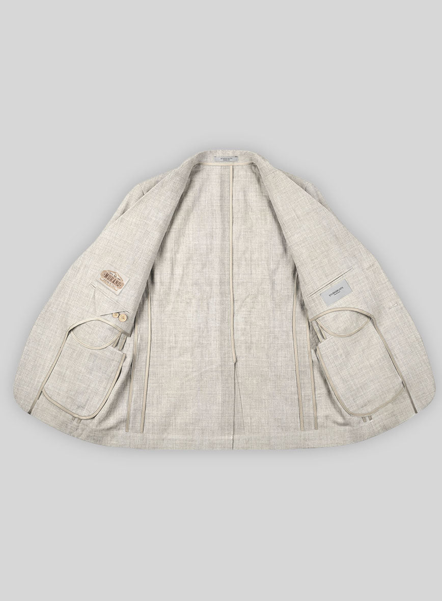 Airweave Sandstone Summer Blazer - StudioSuits