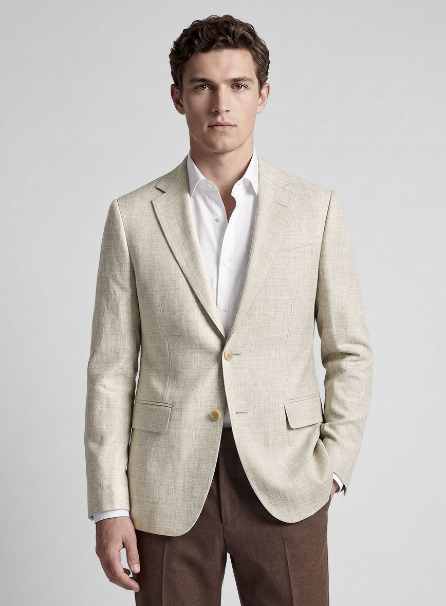 Airweave Sandstone Summer Blazer - StudioSuits