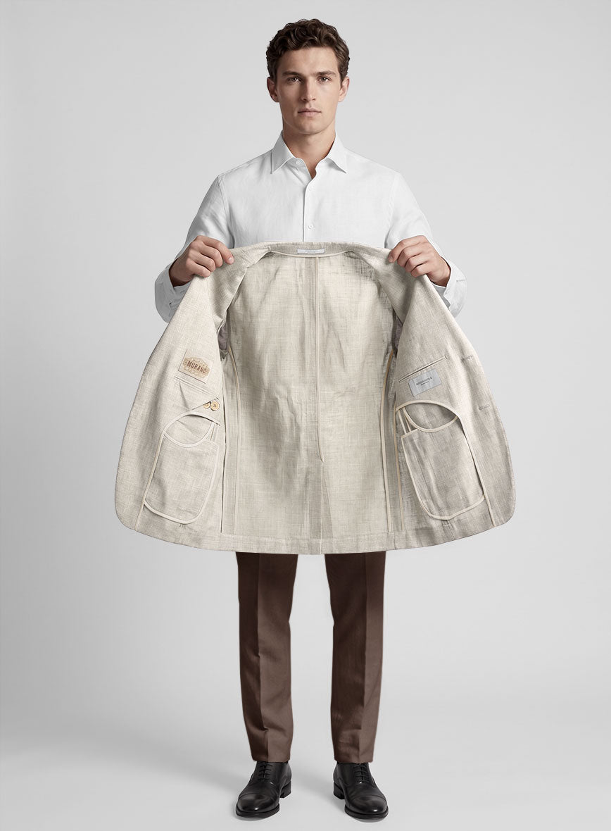Airweave Sandstone Summer Blazer - StudioSuits