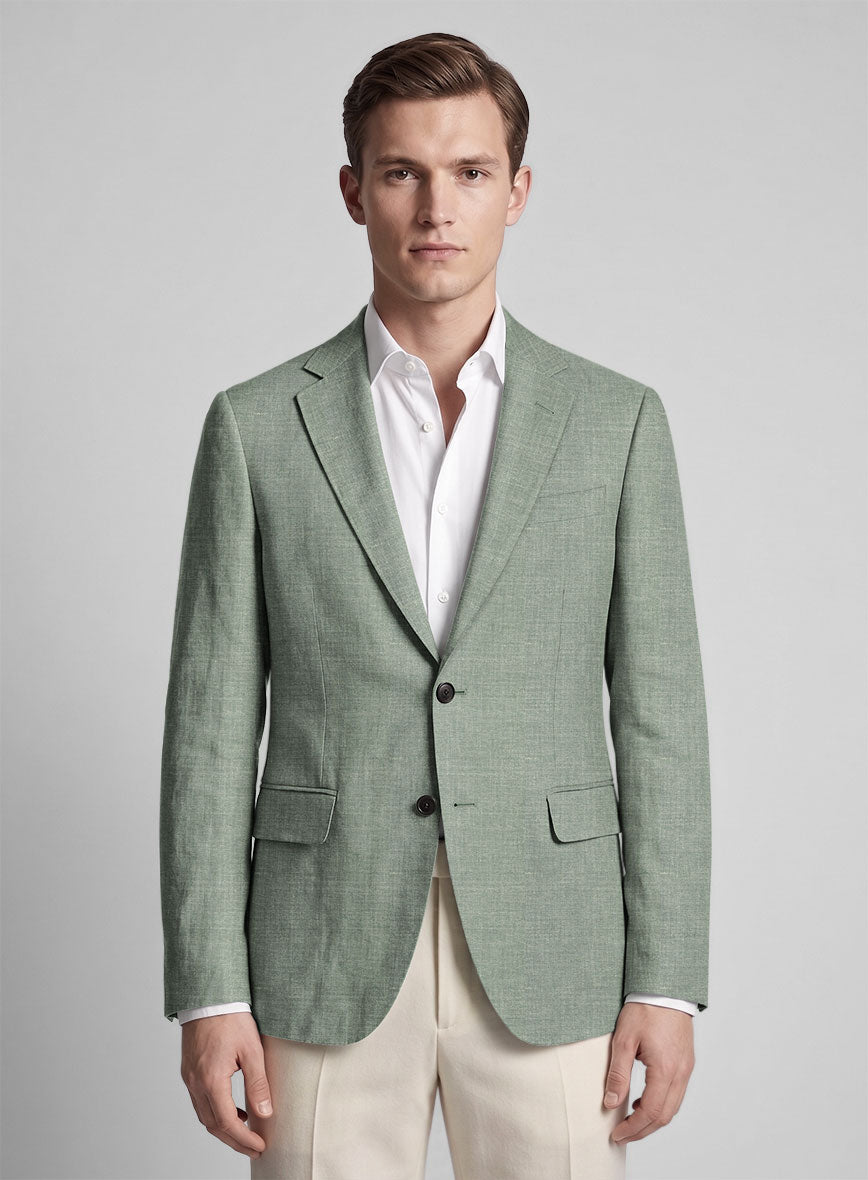 Airweave Seasalt Green Summer Blazer - StudioSuits