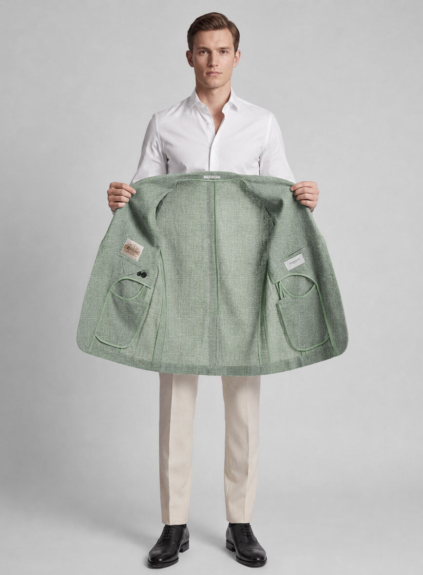 Airweave Seasalt Green Summer Blazer - StudioSuits