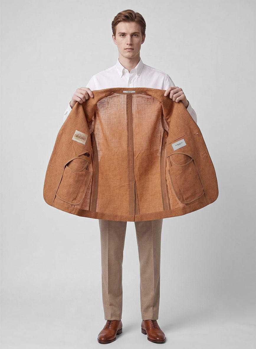 Airweave Tuscan Clay Summer Blazer - StudioSuits