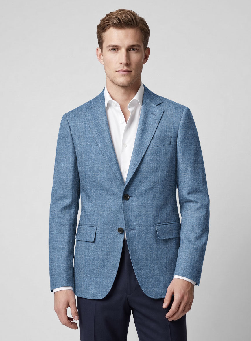 Airweave Tuscan Santorini Sky Summer Blazer - StudioSuits
