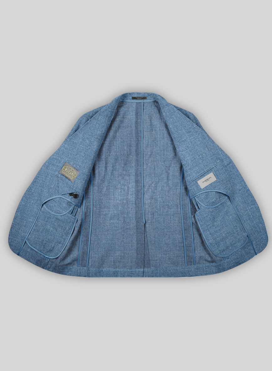 Airweave Tuscan Santorini Sky Summer Blazer - StudioSuits