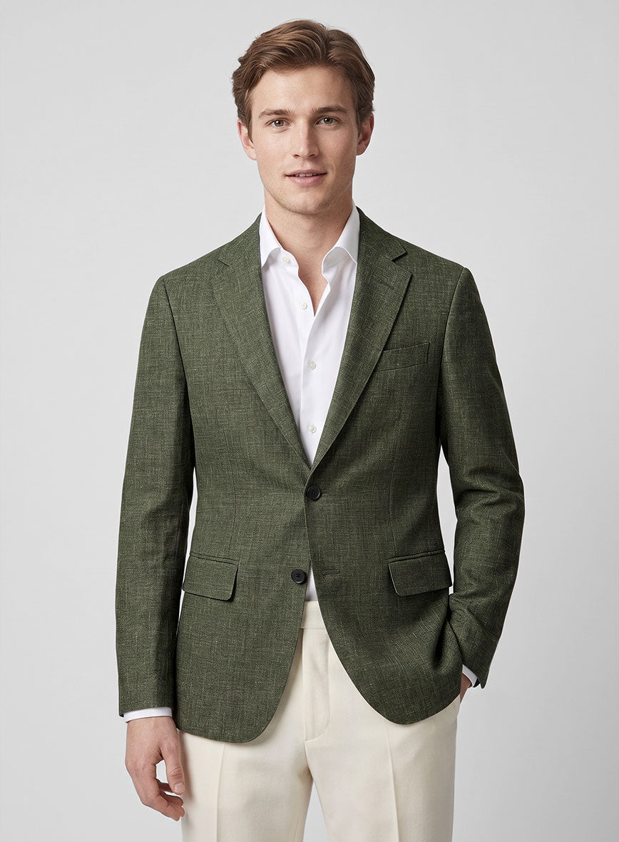 Airweave Willow Green Summer Blazer - StudioSuits