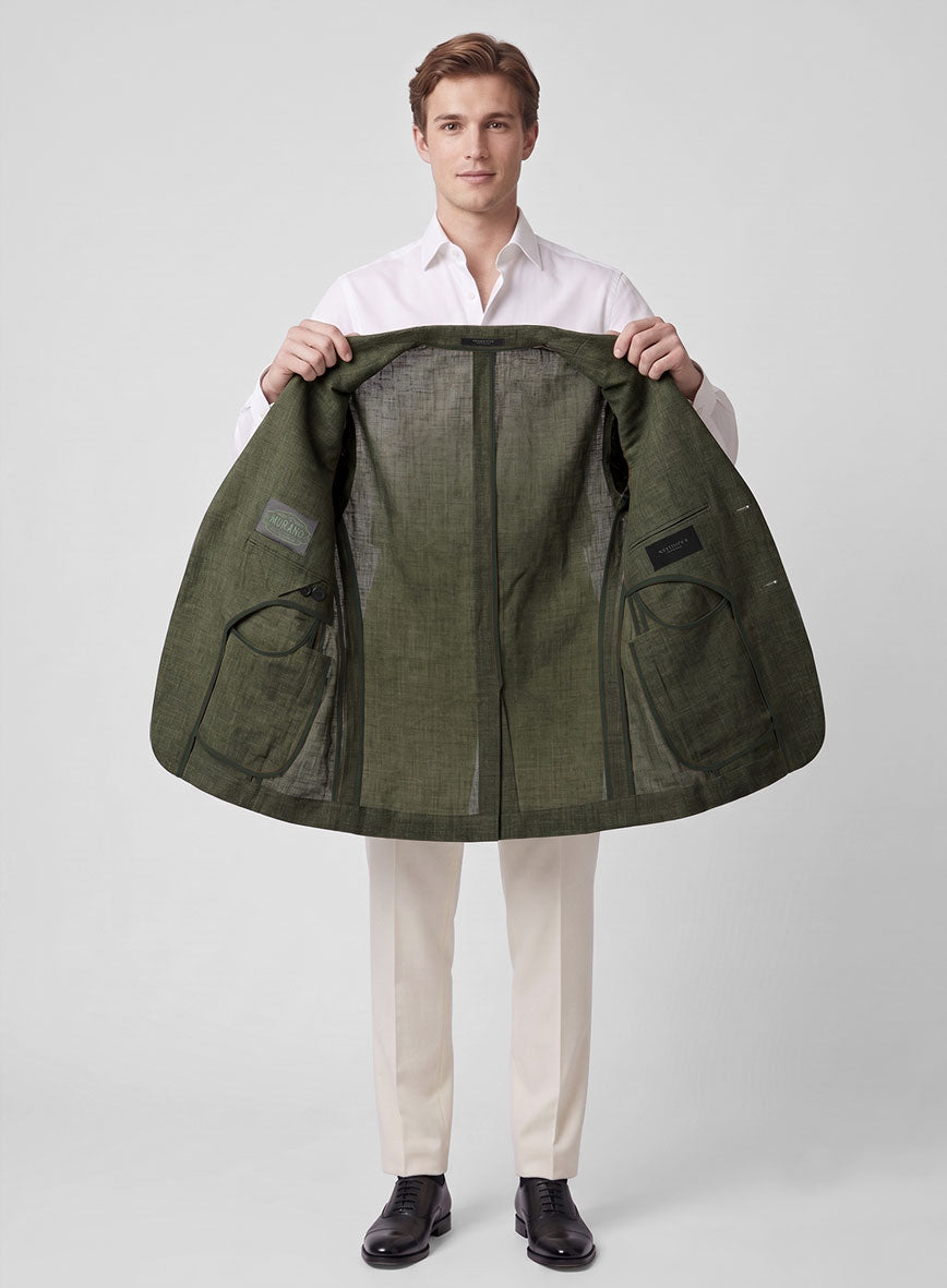 Airweave Willow Green Summer Blazer - StudioSuits