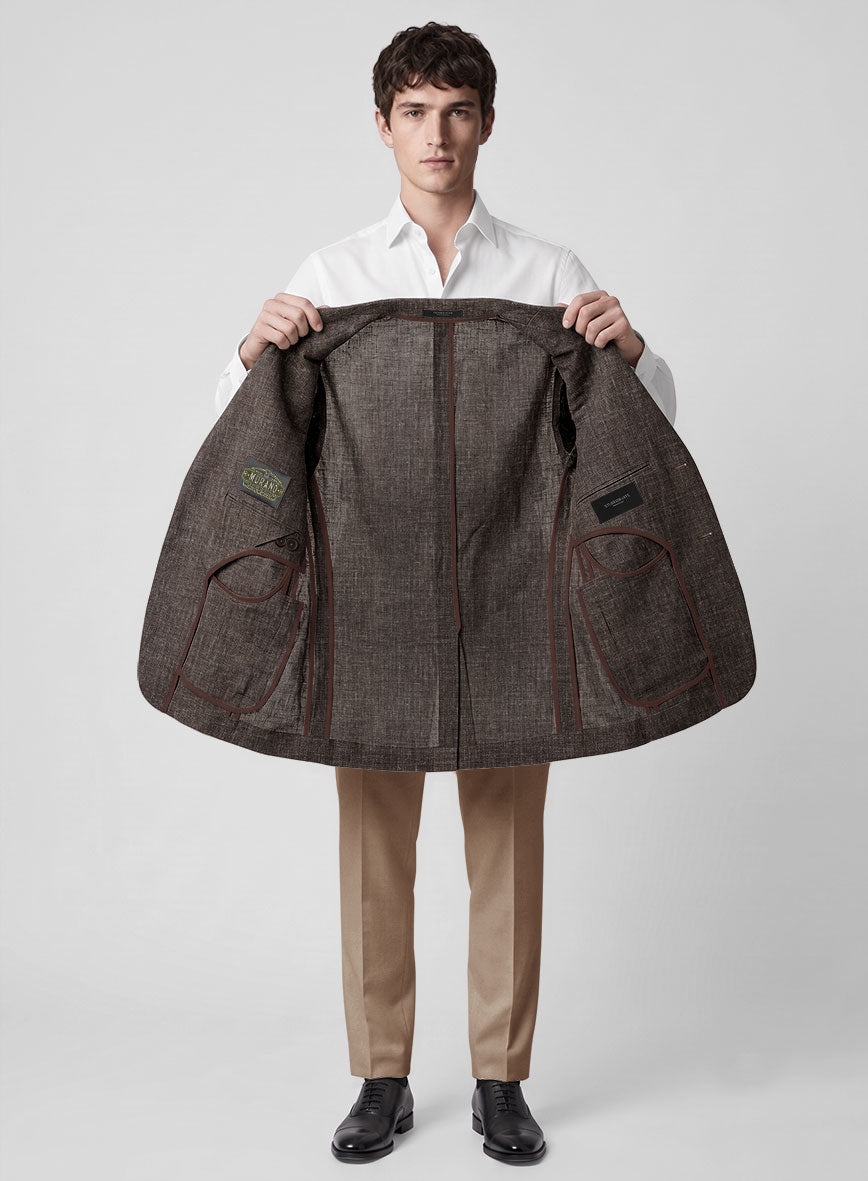 Airweave Windsor Brown Blazer - StudioSuits