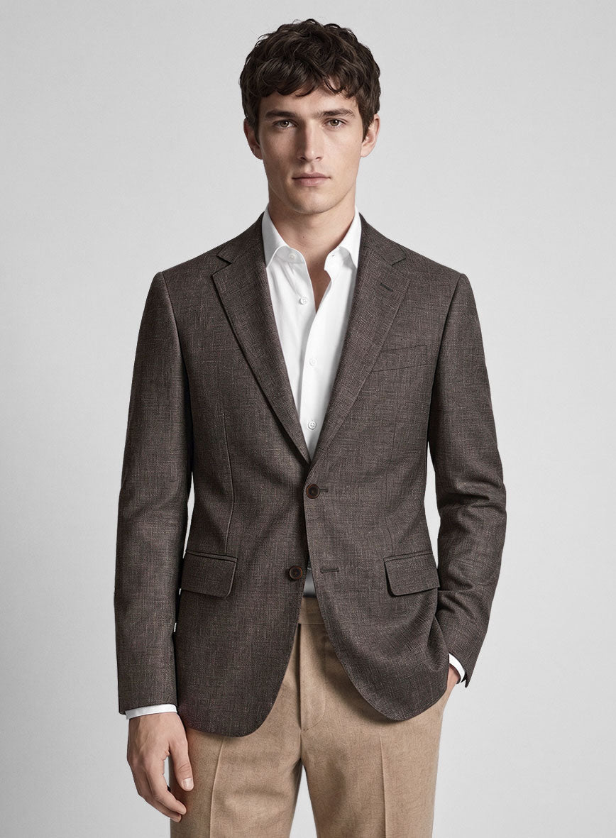 Airweave Windsor Brown Blazer - StudioSuits