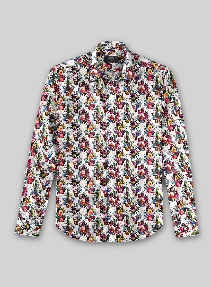 Alain Silk Cotton Shirt - StudioSuits