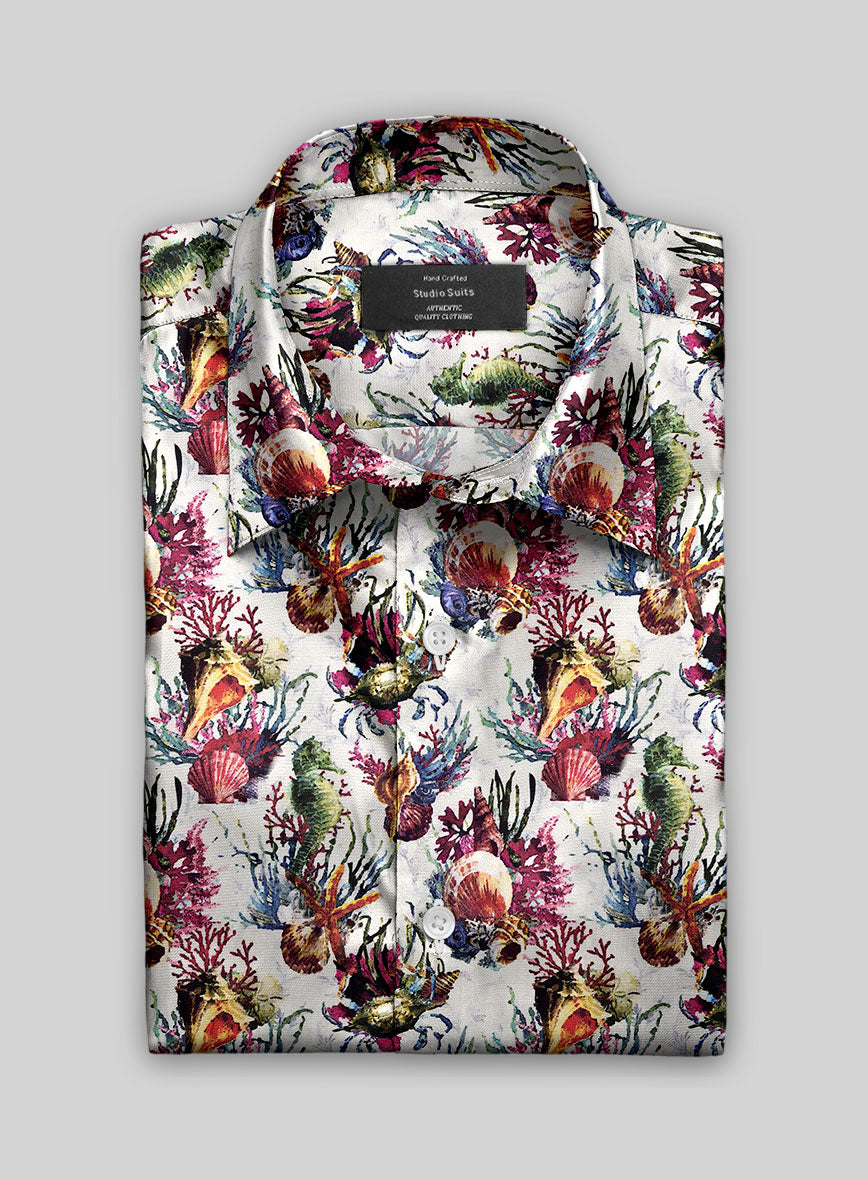 Alain Silk Cotton Shirt - StudioSuits