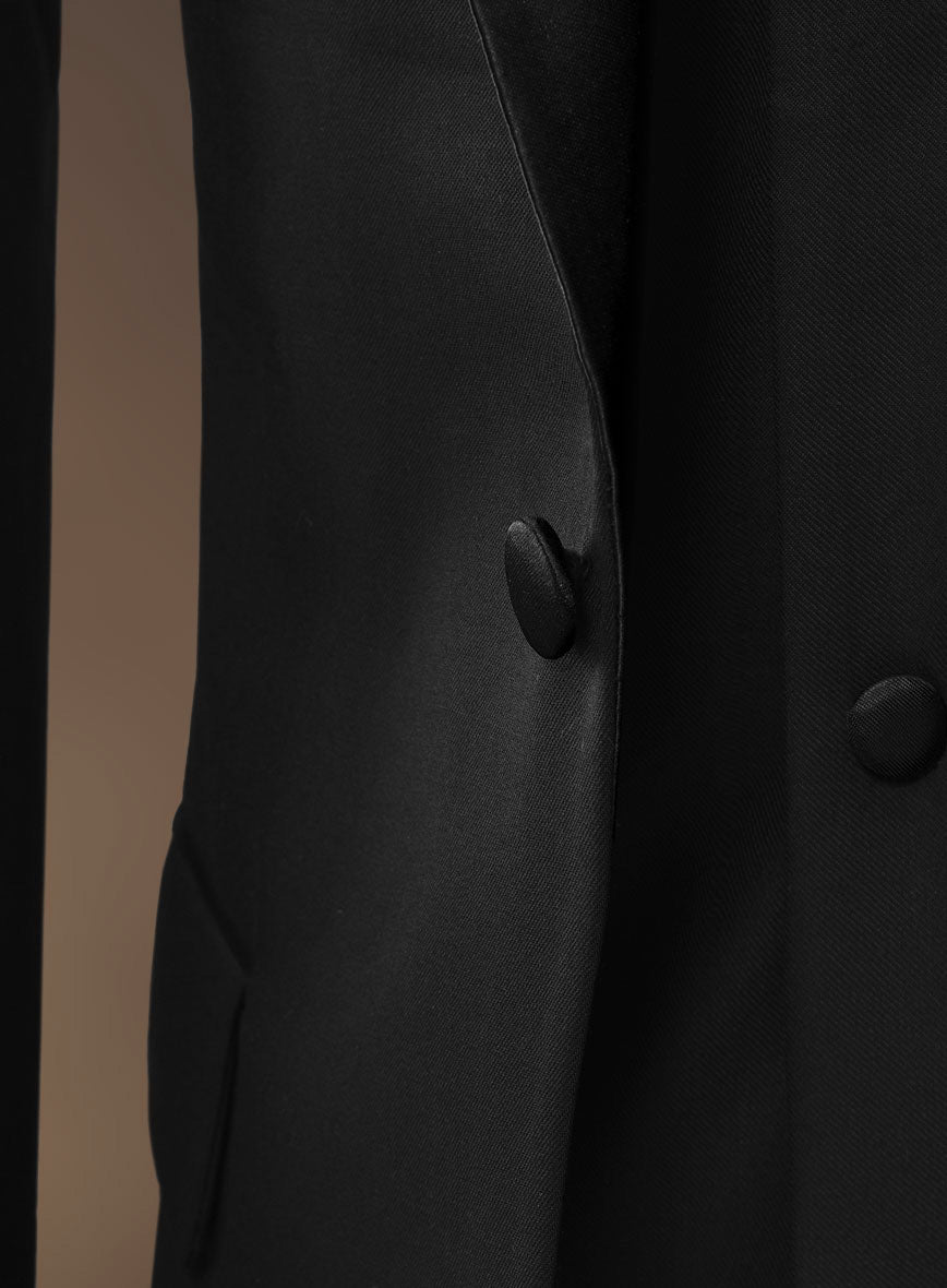 All Black Wool Tuxedo Suit II – StudioSuits