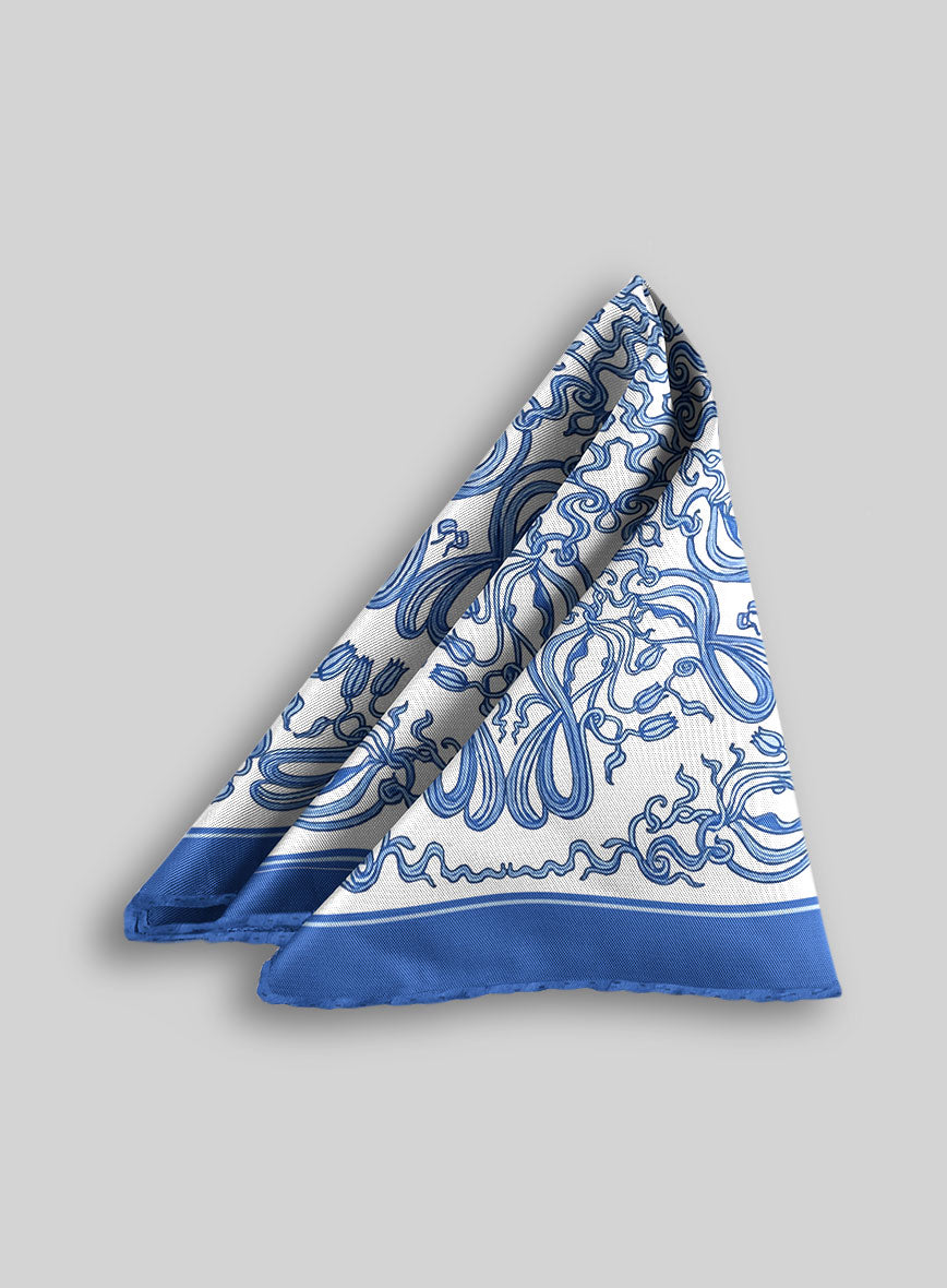 Arabesque Silk Pocket Square - StudioSuits