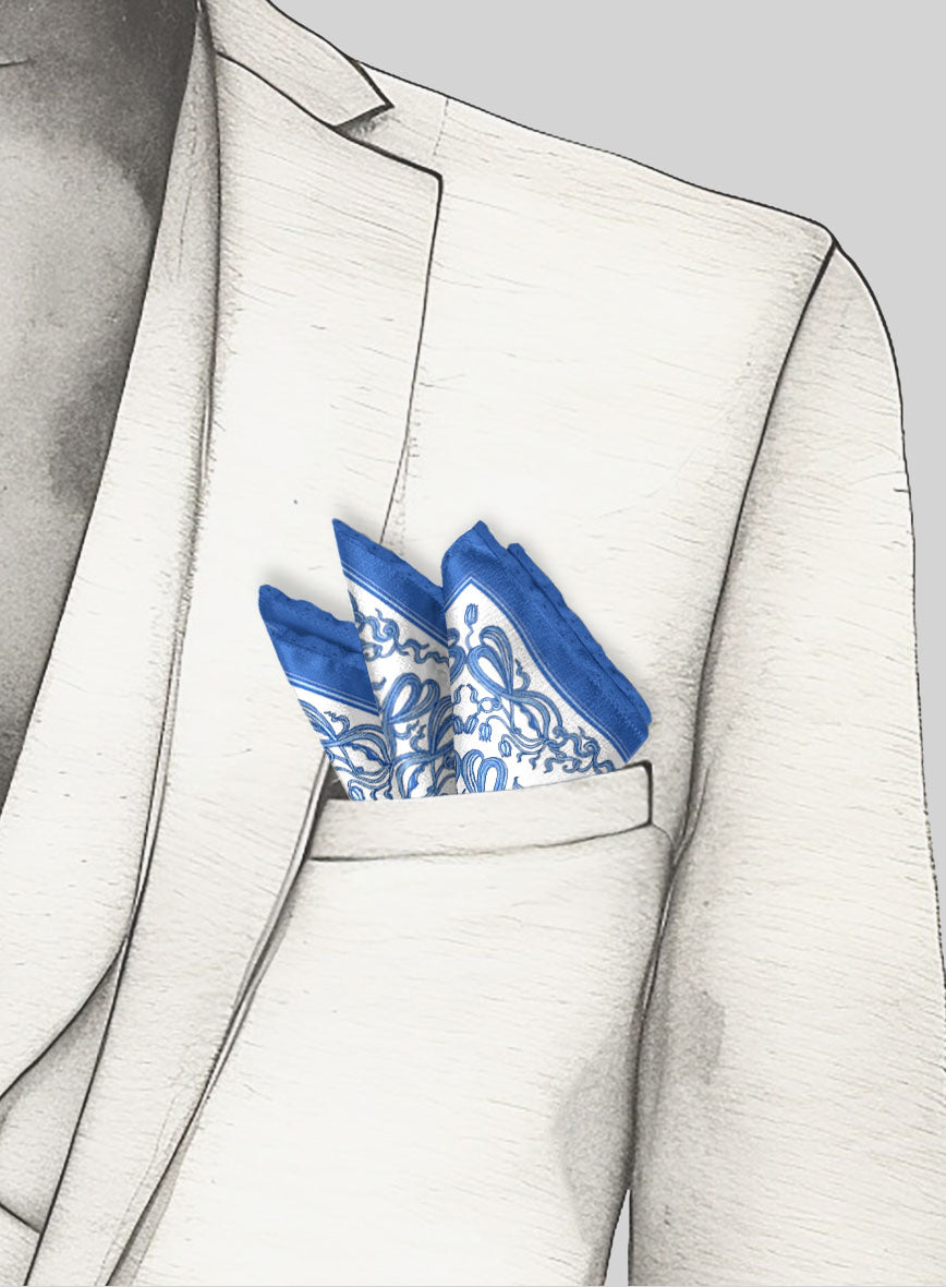Arabesque Silk Pocket Square - StudioSuits