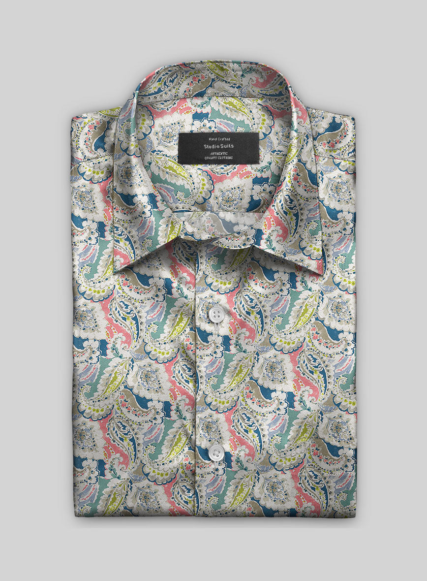 Araceli Silk Cotton Shirt - StudioSuits