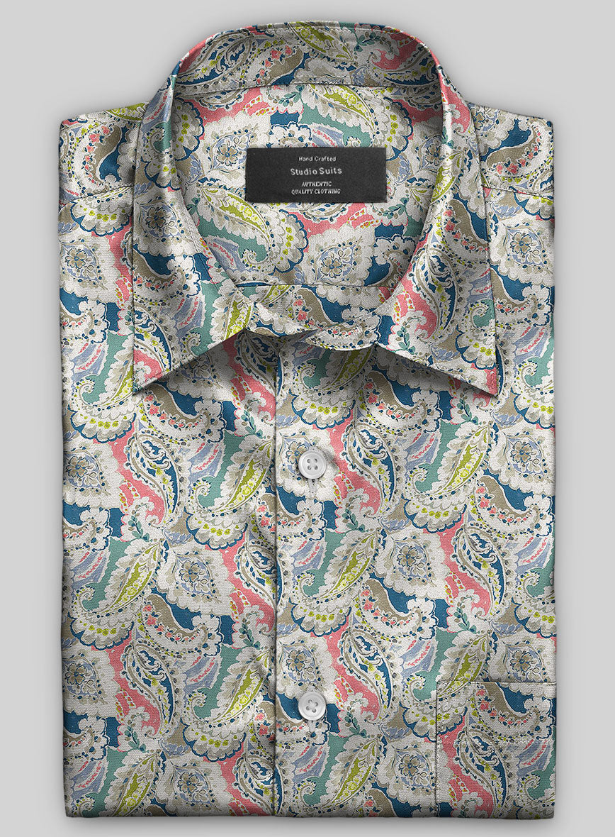 Araceli Silk Cotton Shirt - StudioSuits