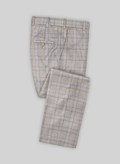 Ariston Tezoni Wool Cotton Silk Cool Pants - StudioSuits