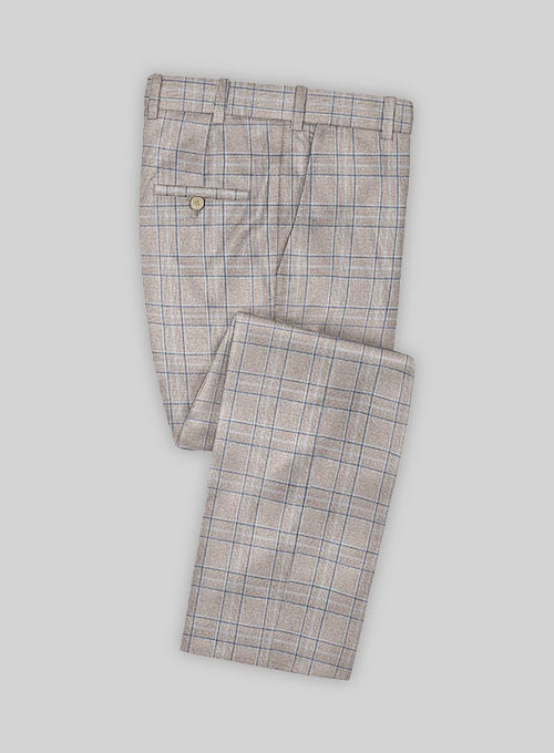 Ariston Tezoni Wool Cotton Silk Cool Pants - StudioSuits