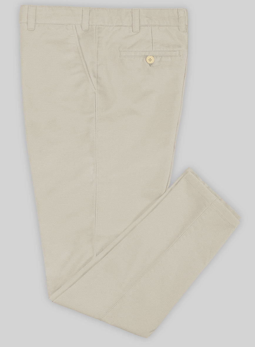 Washed Army Khaki Stretch Chino Pants - StudioSuits