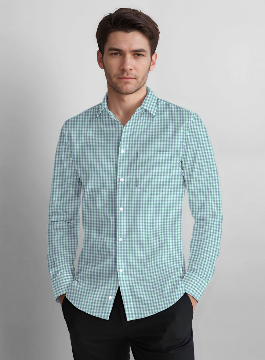 Arctic Check Cotton Shirt - StudioSuits