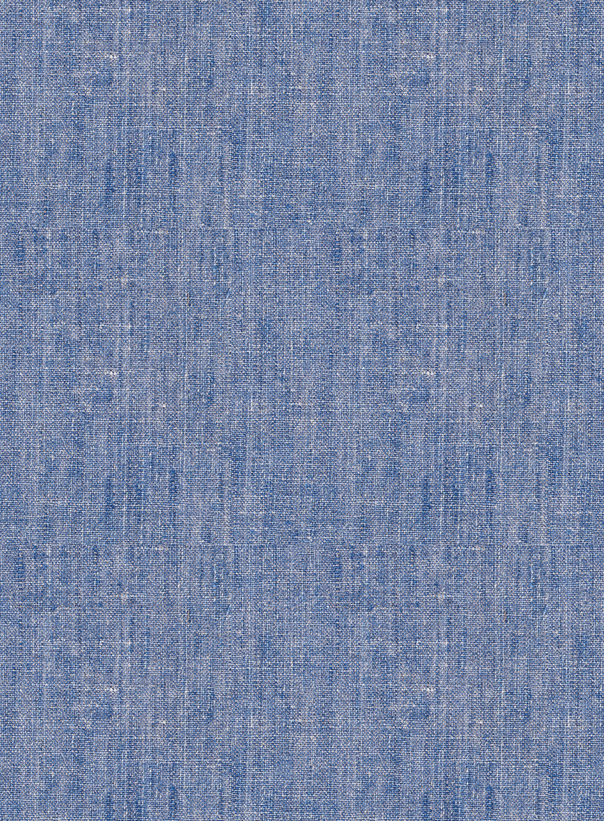 Italian Linen Artisanal Light Blue Suit - StudioSuits