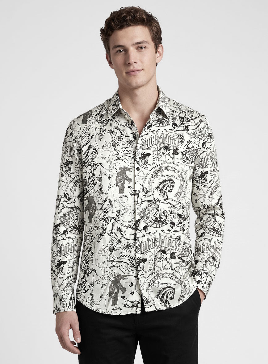 Astral Safari Silk Shirt - StudioSuits