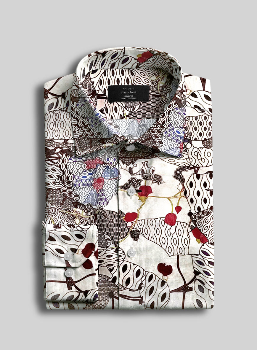 Atelier Foliage Silk Shirt - StudioSuits
