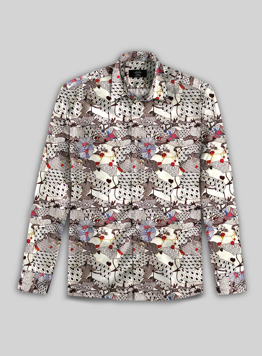 Atelier Foliage Silk Shirt - StudioSuits