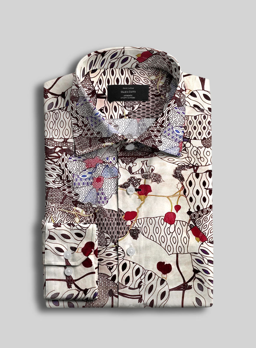 Atelier Foliage Silk Shirt - StudioSuits