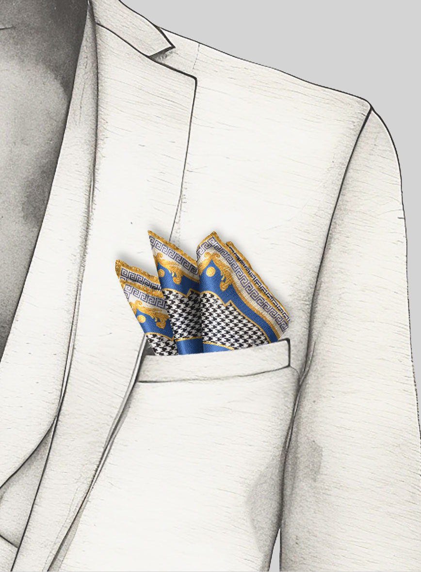 Aureate Silk Pocket Square - StudioSuits