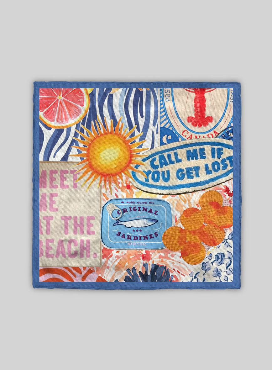 Aurelia Silk Pocket Square - StudioSuits