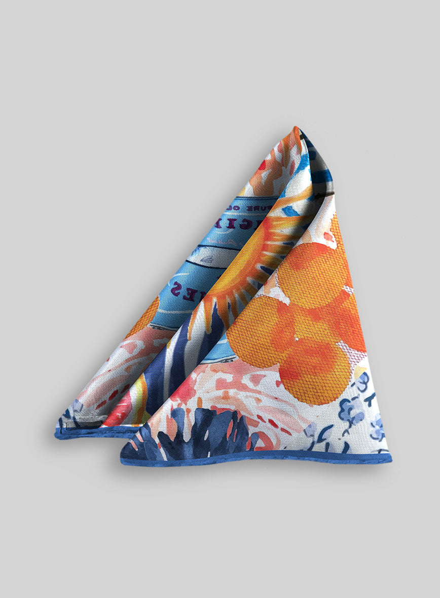 Aurelia Silk Pocket Square - StudioSuits