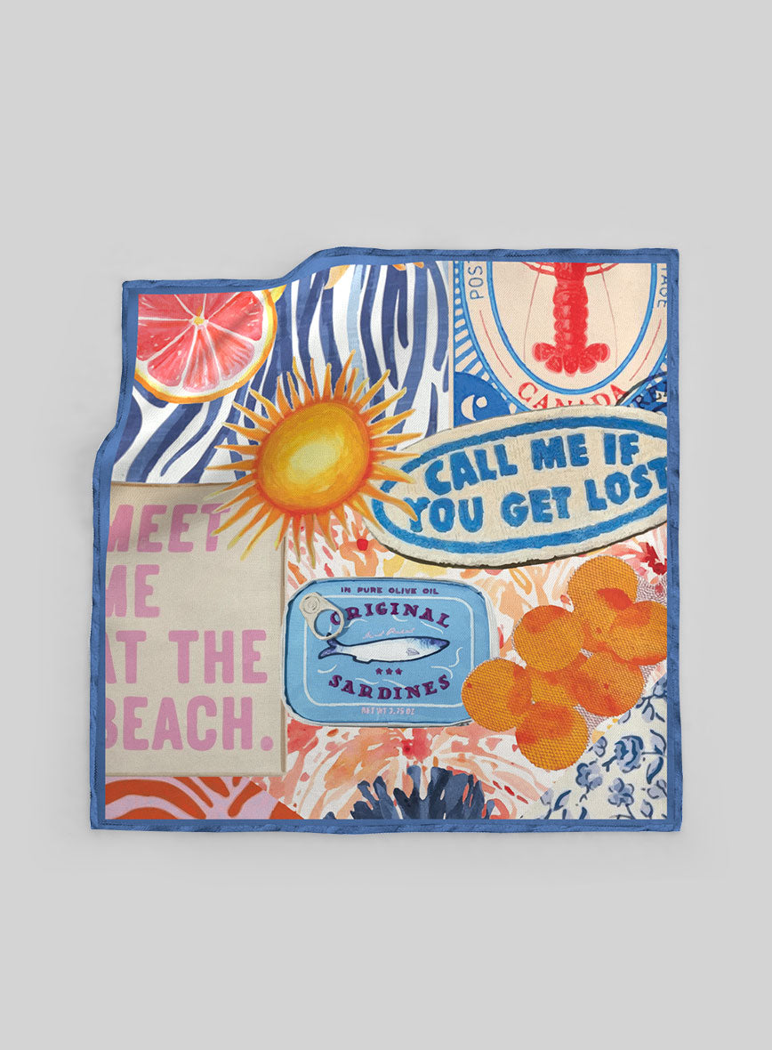 Aurelia Silk Pocket Square - StudioSuits