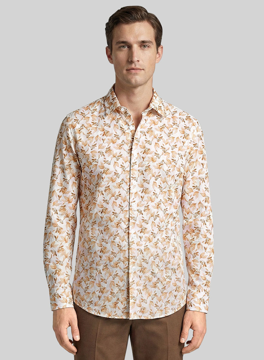Autumn Whisper Cotton Shirt - StudioSuits