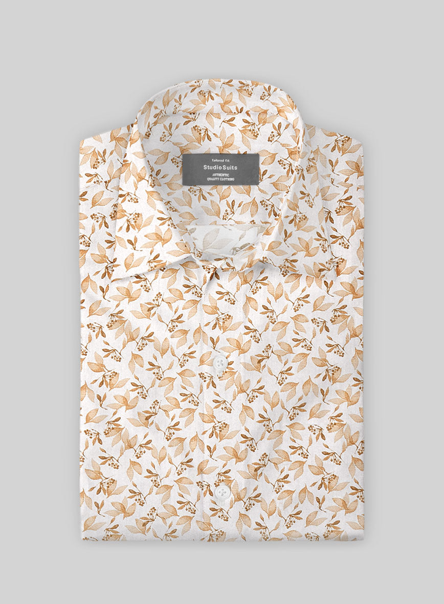 Autumn Whisper Cotton Shirt - StudioSuits