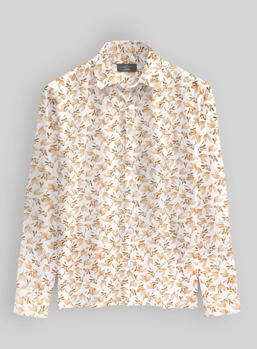 Autumn Whisper Cotton Shirt - StudioSuits
