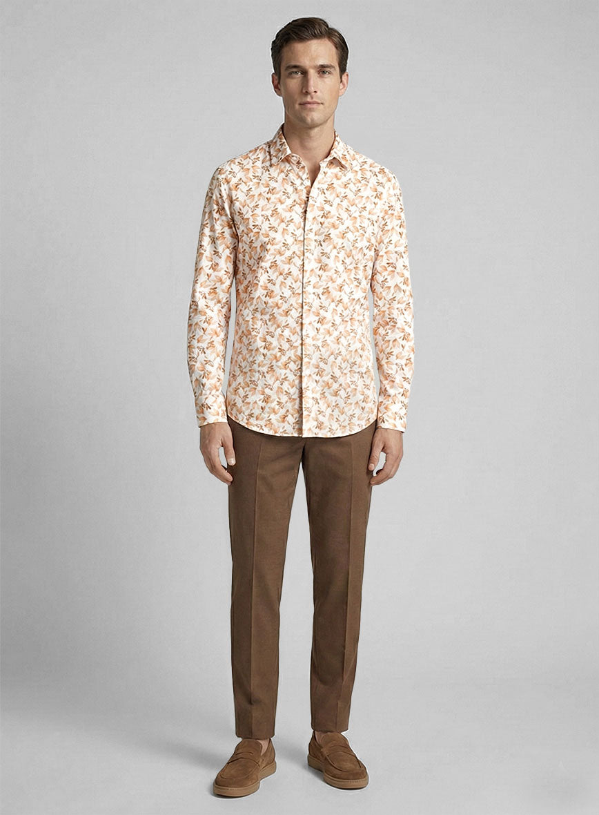 Autumn Whisper Cotton Shirt - StudioSuits