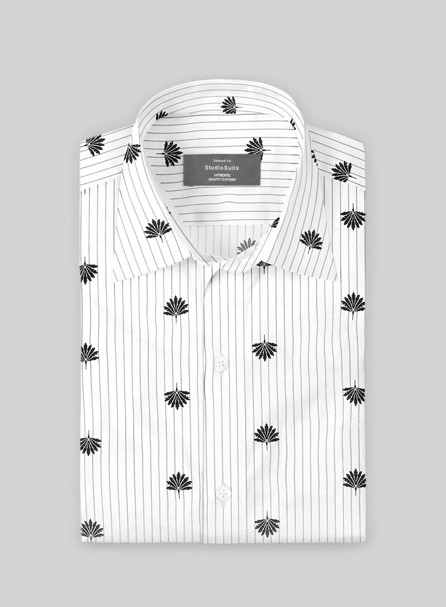 Axis Leaf Cotton Shirt - StudioSuits