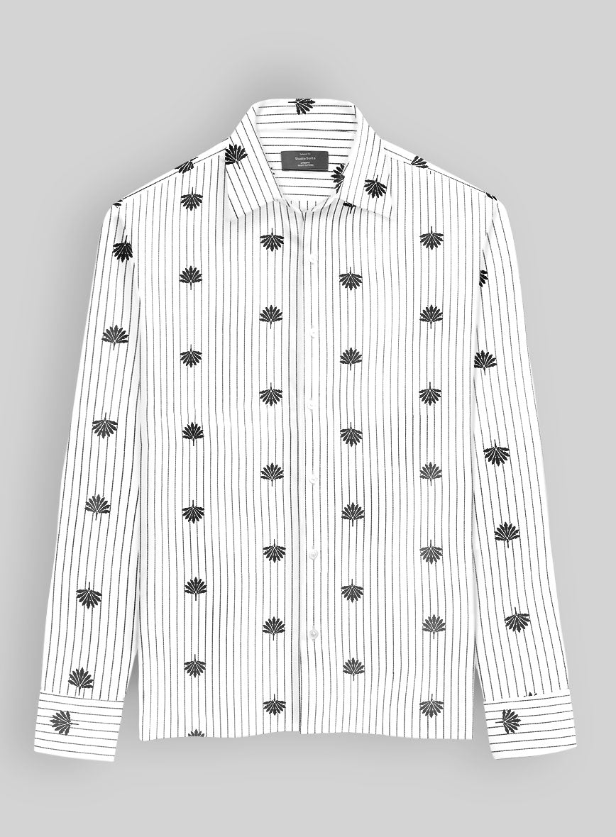 Axis Leaf Cotton Shirt - StudioSuits