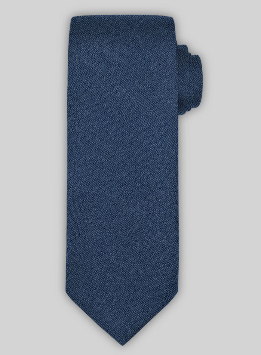 Linen Tie - Azure Blue - StudioSuits