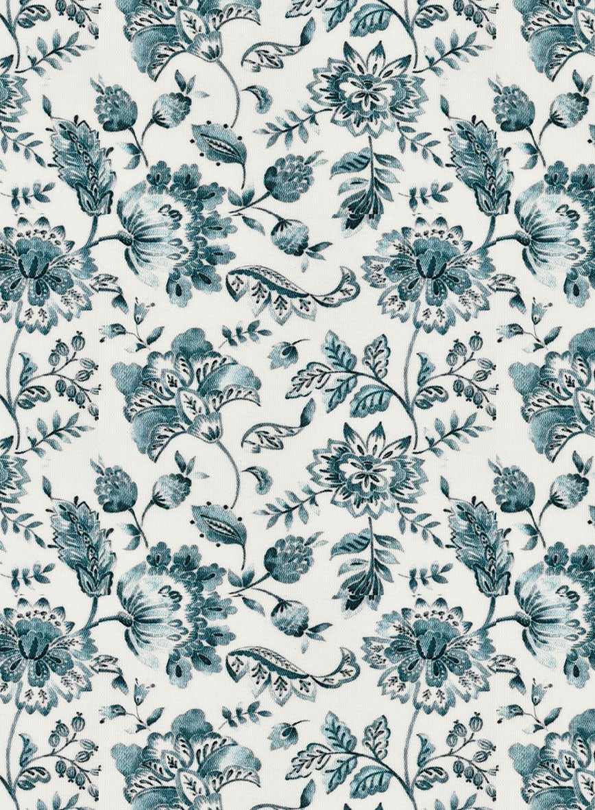 Azurette Silk Cotton Shirt - StudioSuits