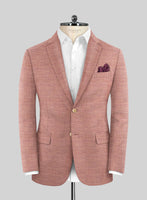 Bamboo Wool Caramine Pink Jacket - StudioSuits