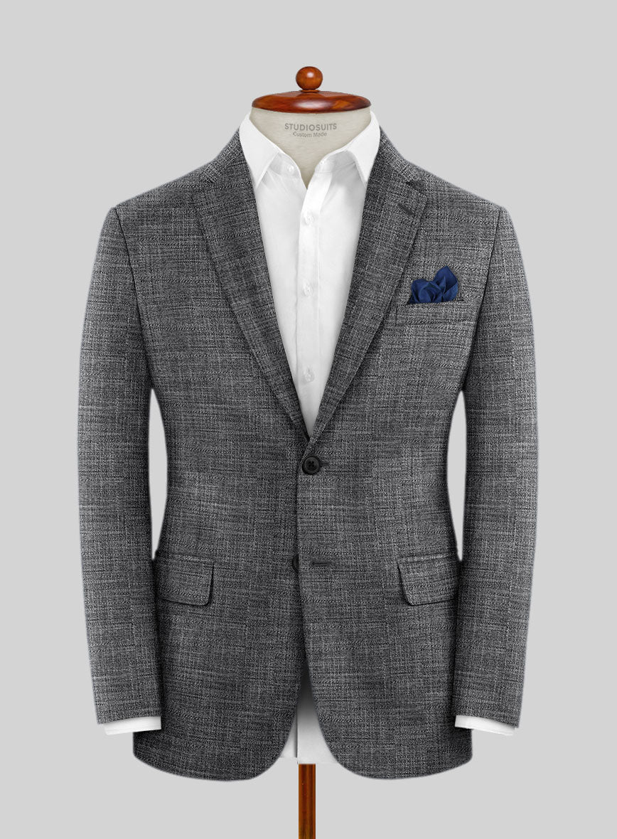 Bamboo Wool Gray Jacket - StudioSuits