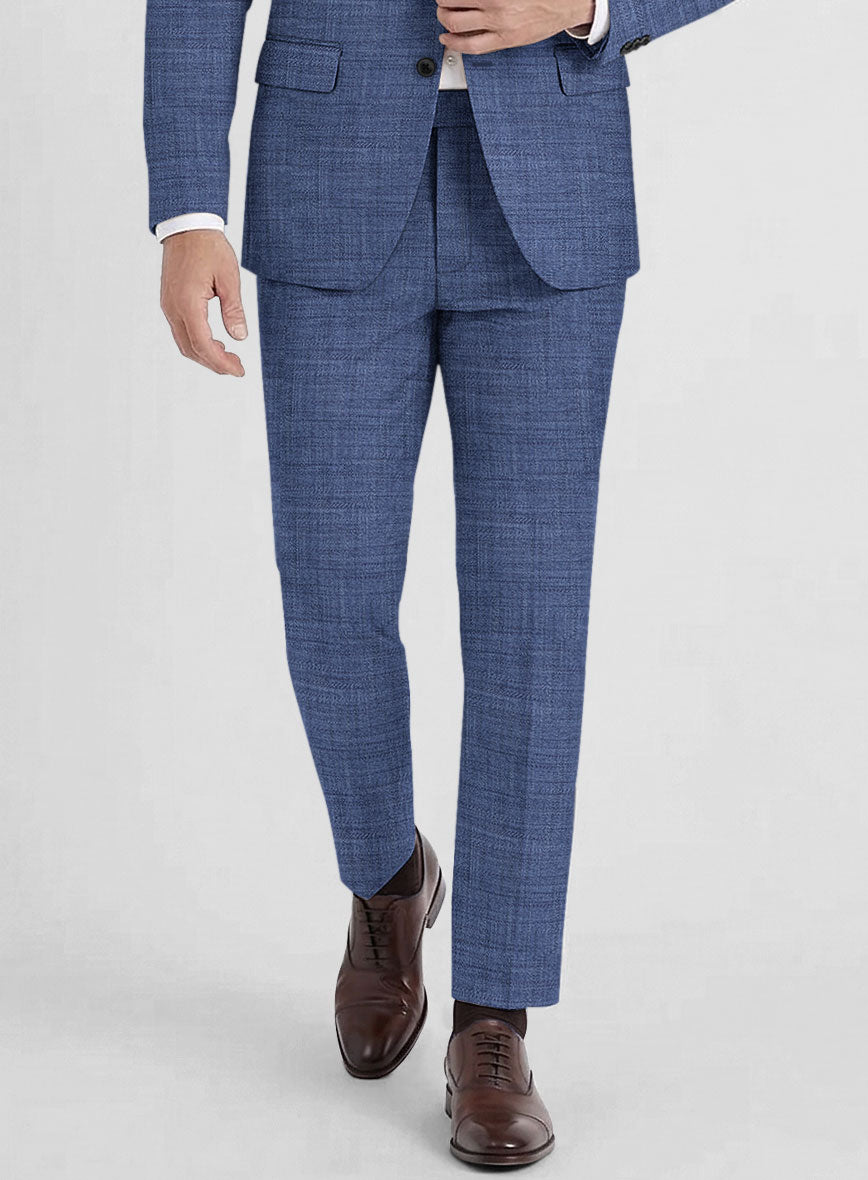 Bamboo Wool Cobalt Blue Suit - StudioSuits