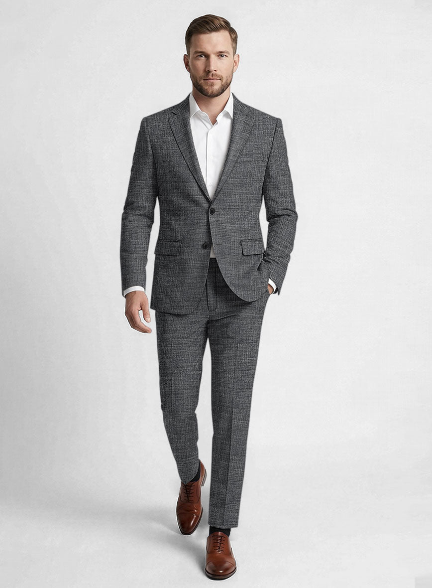 Bamboo Wool Gray Suit - StudioSuits