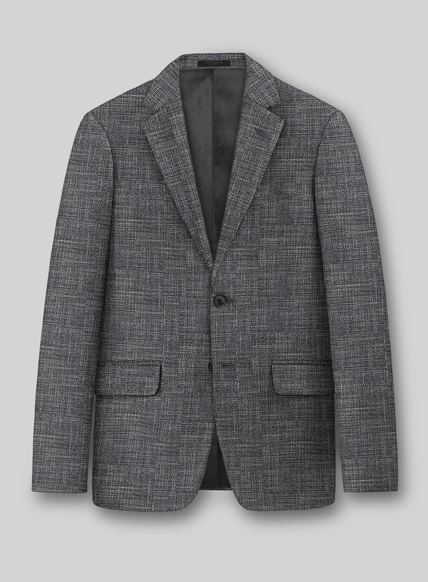 Bamboo Wool Gray Jacket - StudioSuits